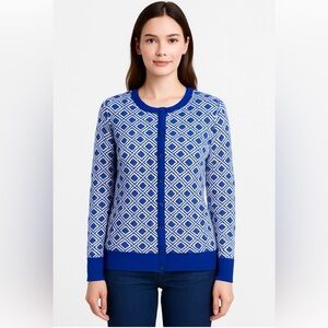 Tommy Hilfiger Pima Cotton Cardigan Sweater Button Front Women’s Size Large